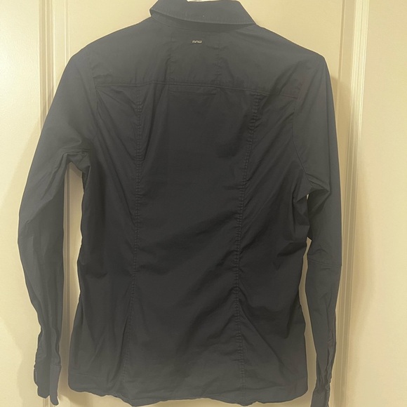 G Star Raw Shirt Womens Size Medium Black Button Up Cotton Long Sleeve (0218) - Picture 3 of 6
